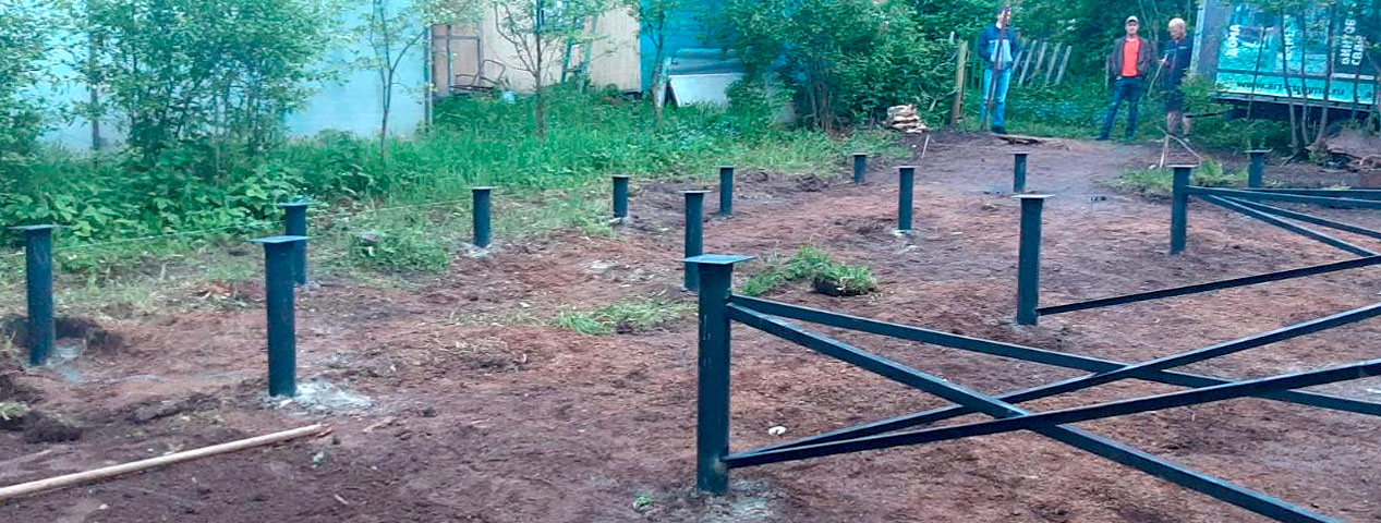 Дом на винтовых сваях Дом на винтовых сваях